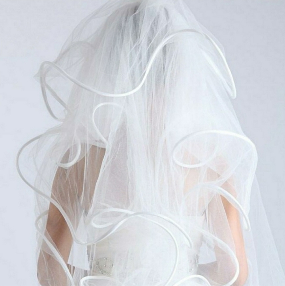 Wedding veil Halloween veil white